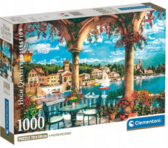 Clementoni - Balcony View from Lake Como 1000 Piece Jigsaw Puzzle