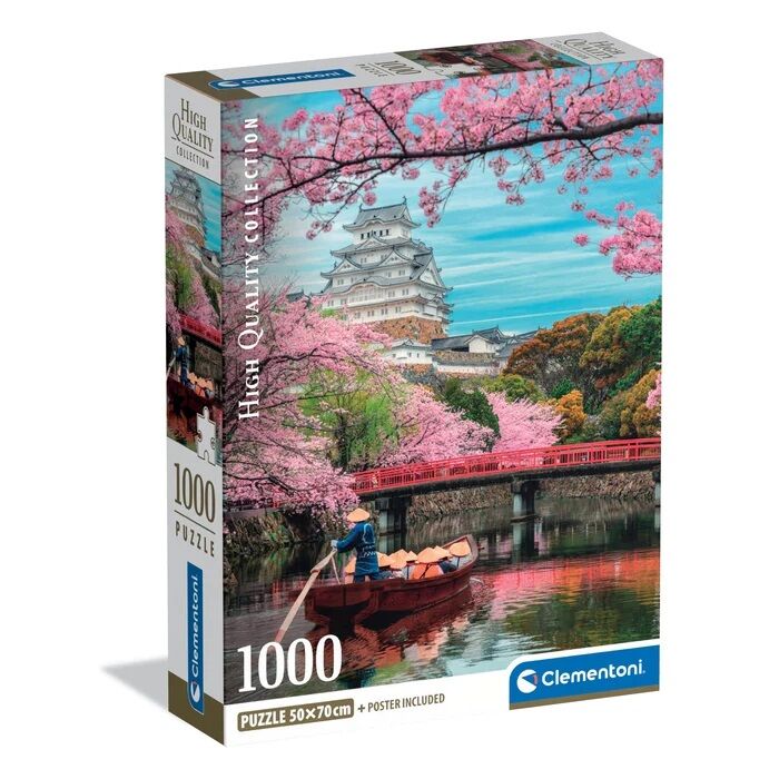 Clementoni - Himeji Castle in Spring 1000 Piece Jigsaw Puzzle