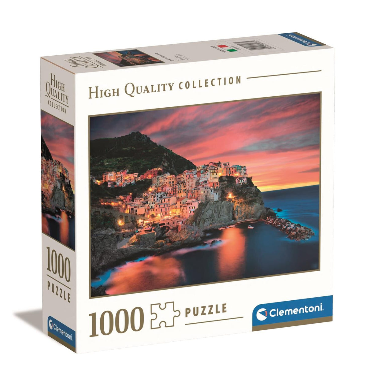 Clementoni - Dusk in Manarola 1000 Piece Jigsaw Puzzle box