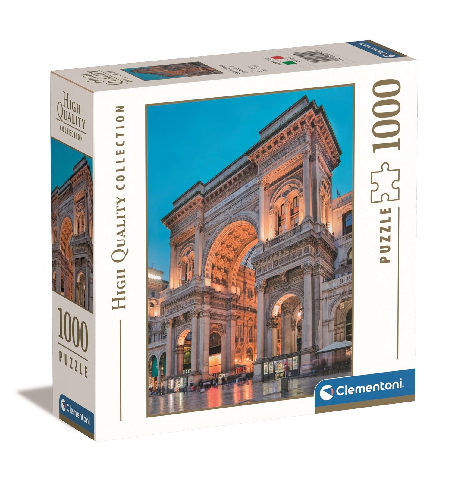 Clementoni - Galleria Vittorio Emanuele II 1000 Piece Jigsaw Puzzle box