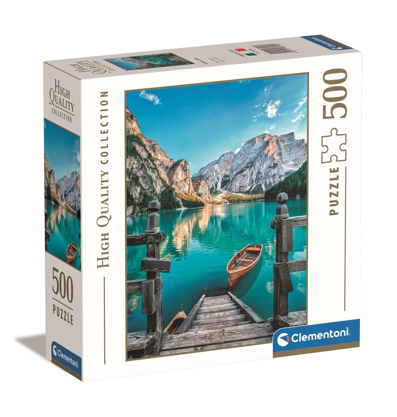 Clementoni - Braies Lake 500 Piece Jigsaw Puzzle alternative box (CLE96158)