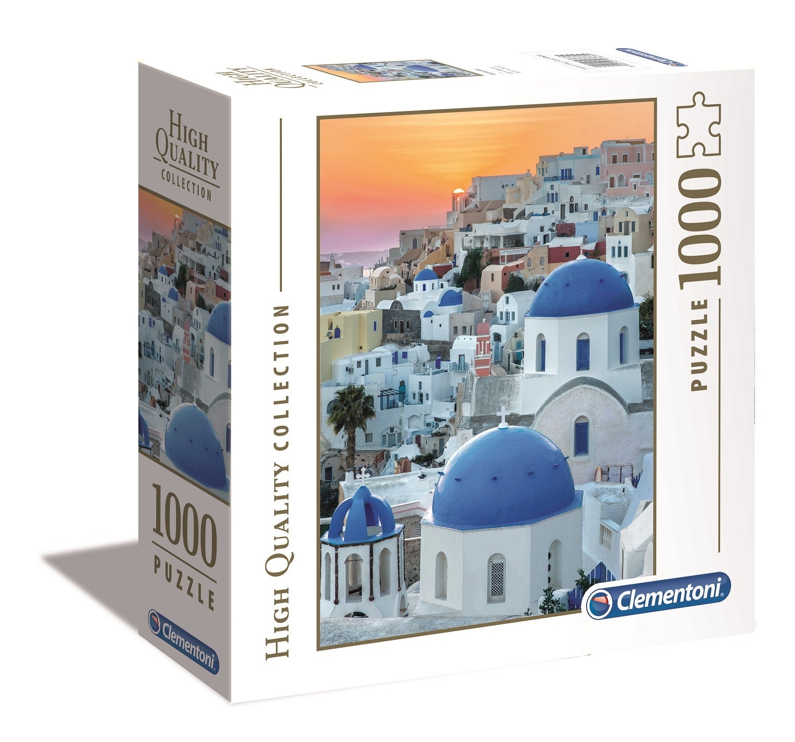 Clementoni - Santorini 1000 Piece Jigsaw Puzzle