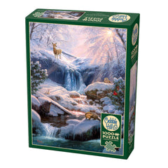 Cobble Hill - Mystic Falls In Winter 1000 Piece Jigsaw Puzzle