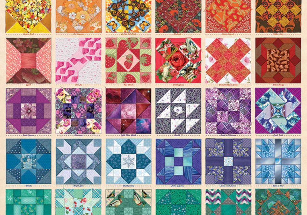 Cobble Hill - Common Quilt Blocks 1000 Piece Jigsaw Puzzle