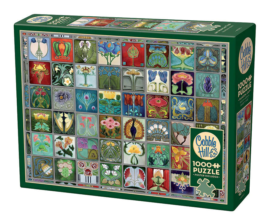 Cobble Hill - Art Nouveau Tiles 1000 Piece Jigsaw Puzzle