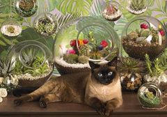 Cobble Hill - Terrarium Cat 1000 Piece Jigsaw Puzzle