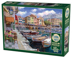 Cobble Hill - Cafe in Cassis 1000 Piece Jigsaw Puzzle