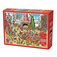 Cobble Hill - Doodletown Elves At Work 1000 Piece Jigsaw Puzzle