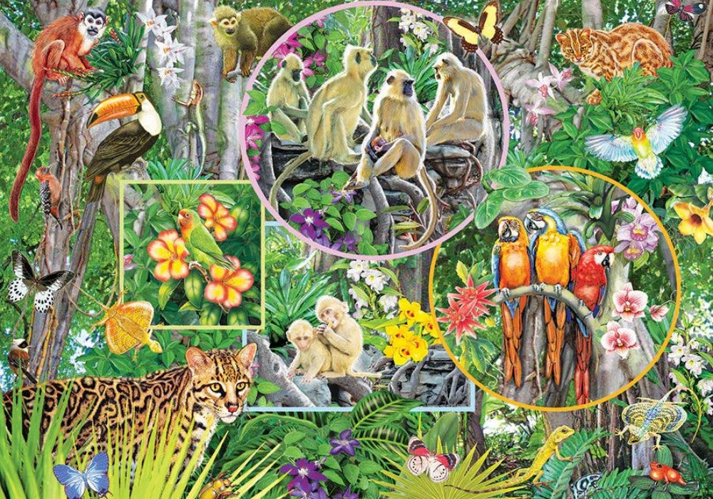Cobble Hill - Rainforest Magic 350 Extra Large Pieces Jigsaw Puzzles