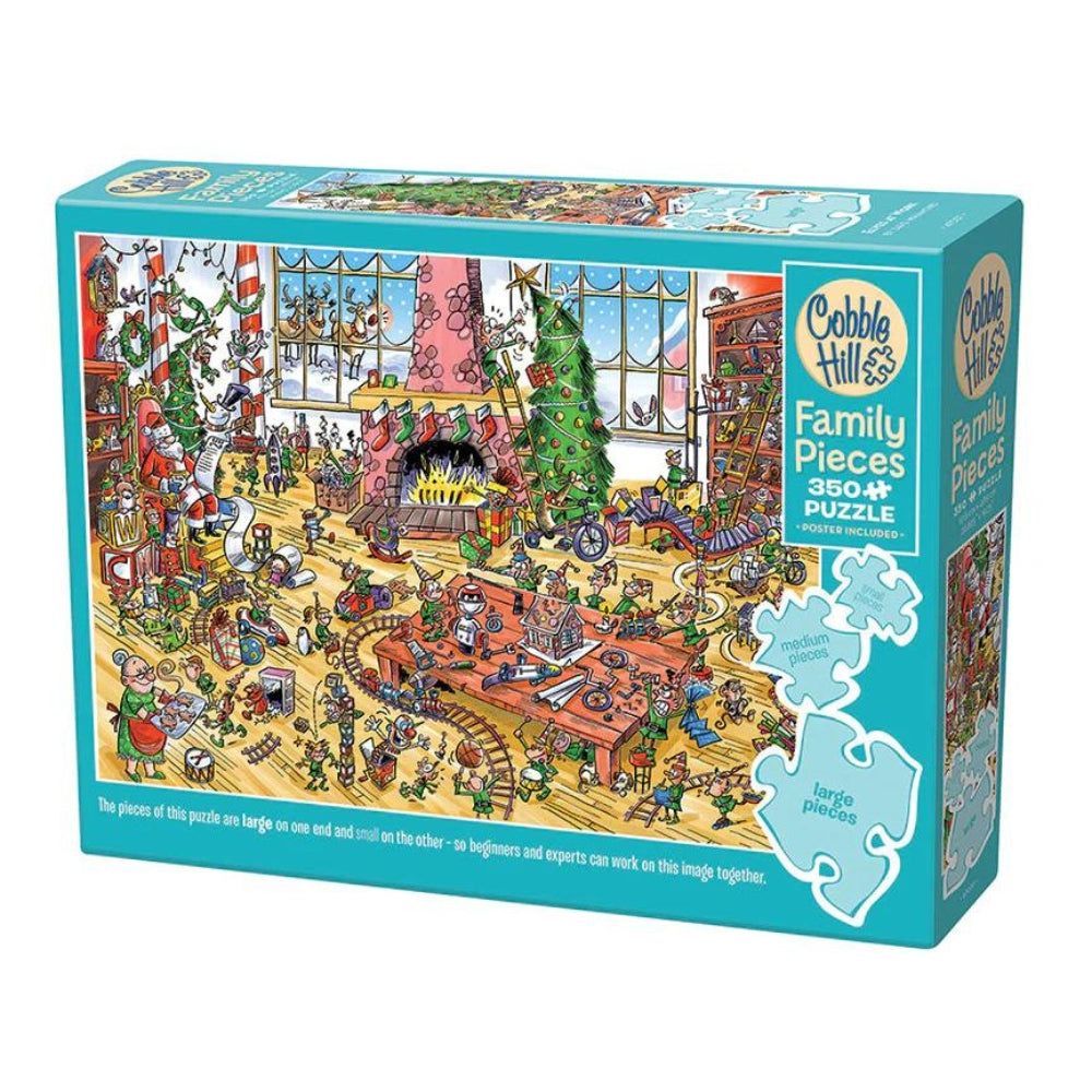 Cobble Hill - Elves At Work 350 Extra Large Pieces Jigsaw Puzzles