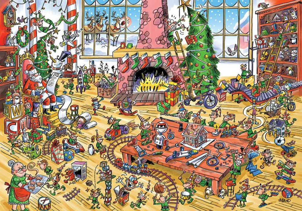 Cobble Hill - Elves At Work 350 Extra Large Pieces Jigsaw Puzzles