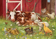 Cobble Hill - Barnyard Babies 350 Extra Large Pieces Jigsaw Puzzle