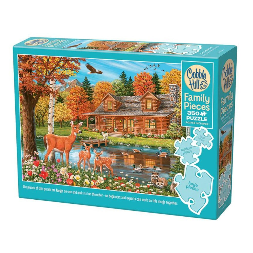 Cobble Hill - Cottage Pond 350 Extra Large Pieces Jigsaw Puzzle