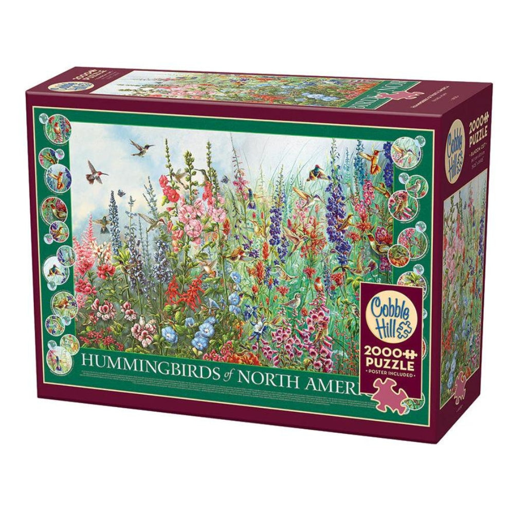 Cobble Hill - Hummingbirds of North America 2000 Piece Jigsaw Puzzle