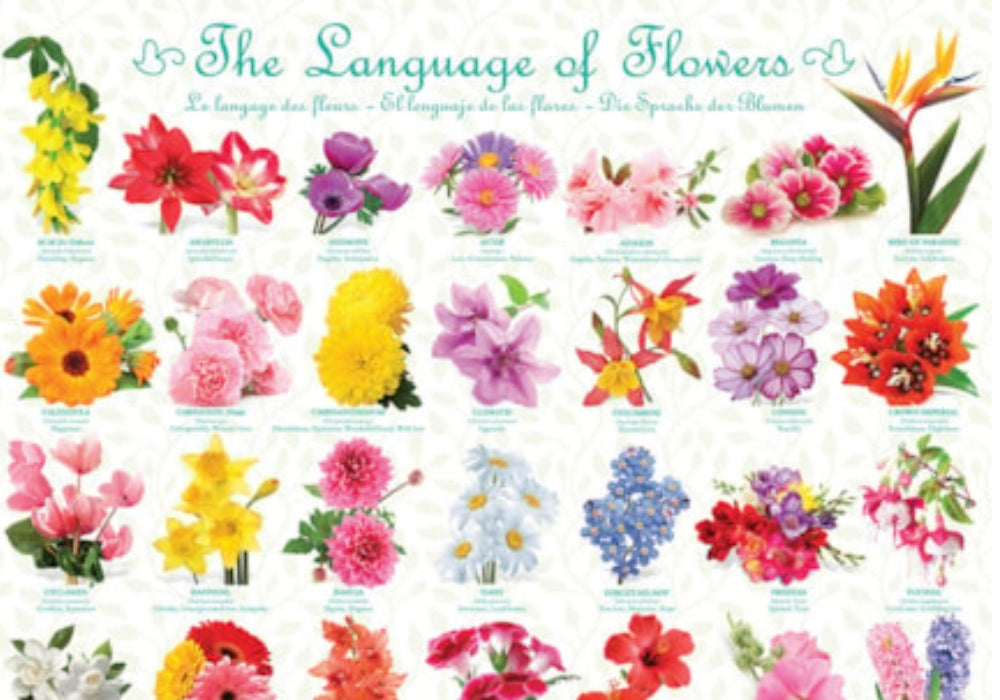 Eurographics - The Language Of Flowers 1000 Piece Jigsaw Puzzle