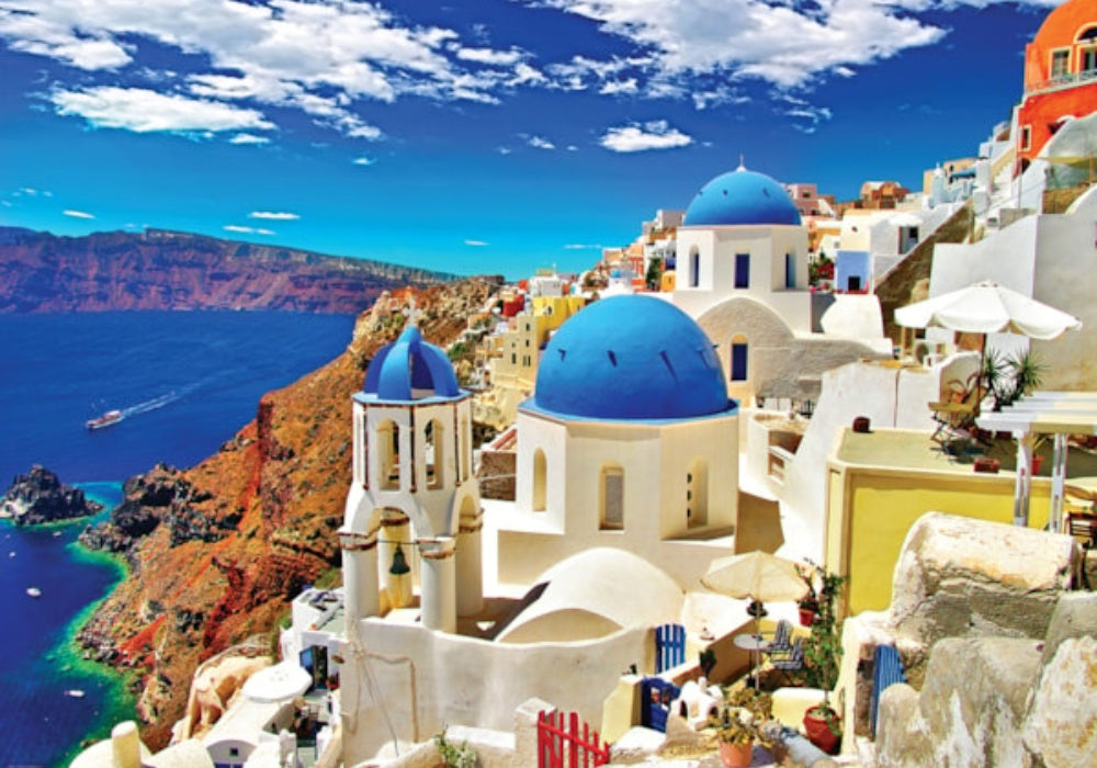 Eurographics - Oia, Santorini Greece 1000 Piece Jigsaw Puzzle