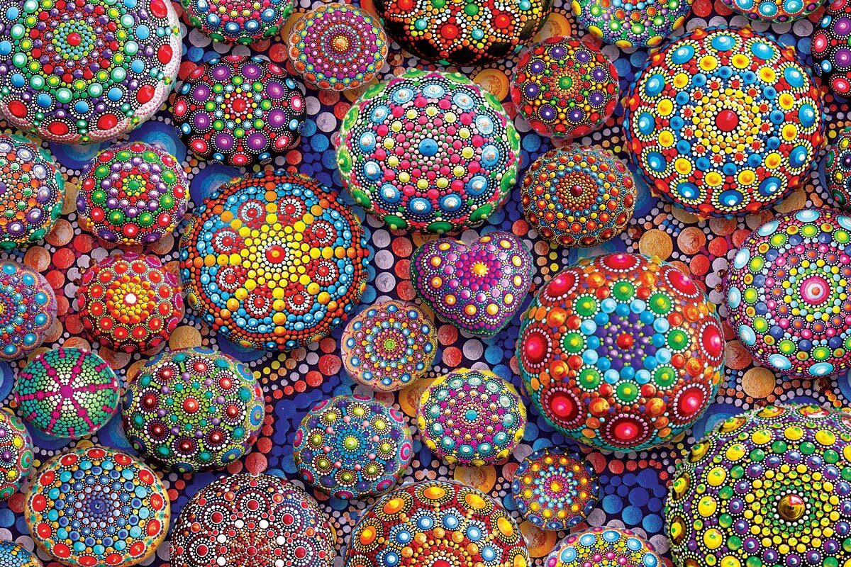 Eurographics - Meditative Mandala Stones 1000 Piece Jigsaw Puzzle