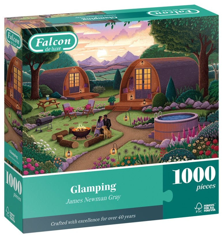 Falcon - Glamping 1000 Piece Jigsaw Puzzle