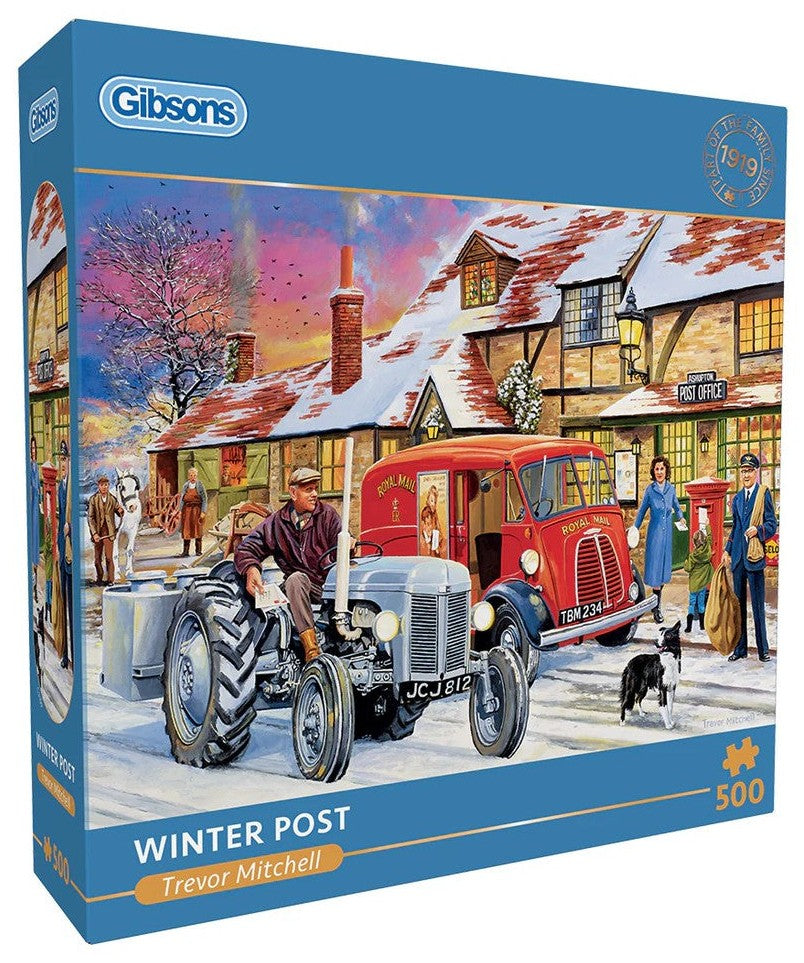 Gibsons - Winter Post 500 Piece Jigsaw Puzzle