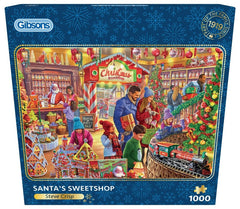 Gibsons - Santa's Sweetshop 1000 Piece Jigsaw Puzzle