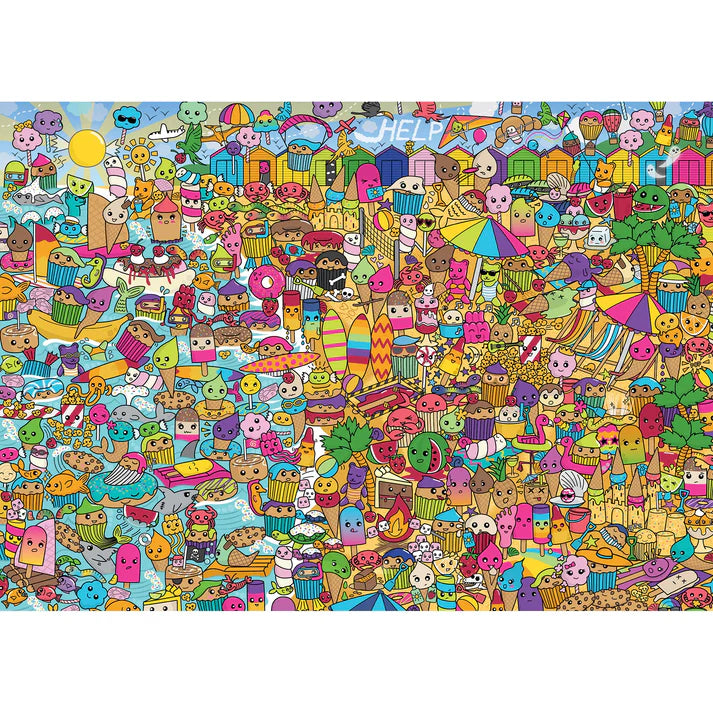Gibsons - Cakes with Faces: Sweet Retreat 1000 Piece Puzzle