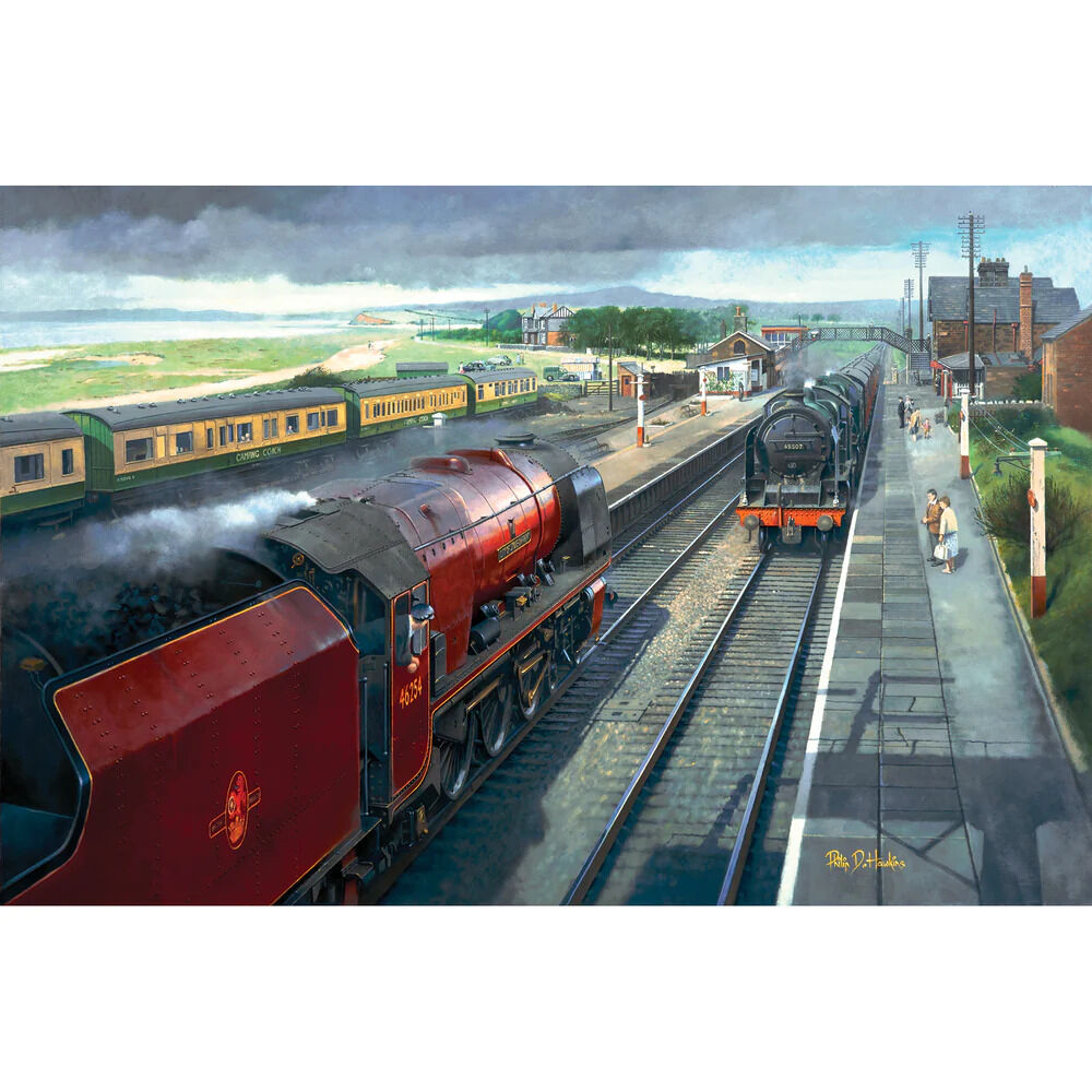 Gibsons- Hest Bank Whitsun 1961 500 Piece Puzzle