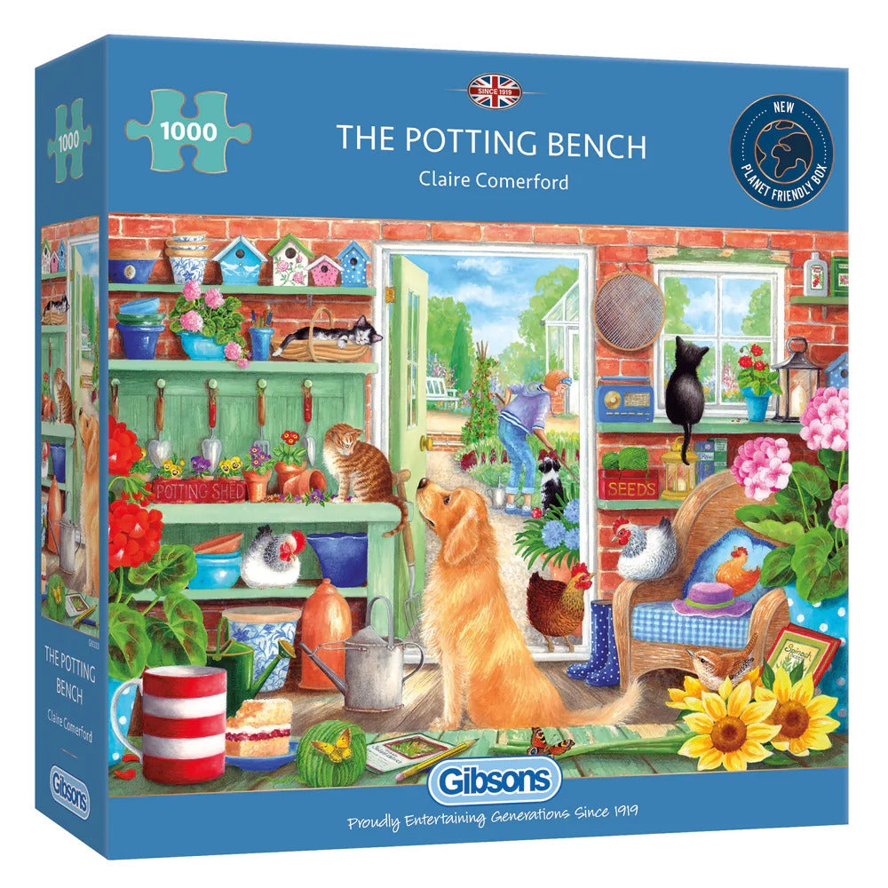 Gibsons - The Potting Bench 1000 Piece Jigsaw Puzzle