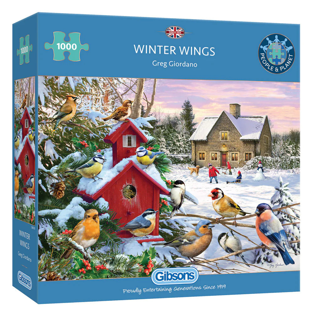 Gibsons - Winter Wings 1000 Piece Jigsaw Puzzle