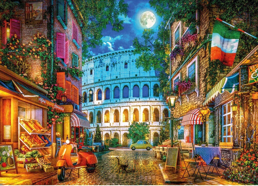 Gibsons - The Colosseum By Moonlight  1000 Piece Jigsaw Puzzle