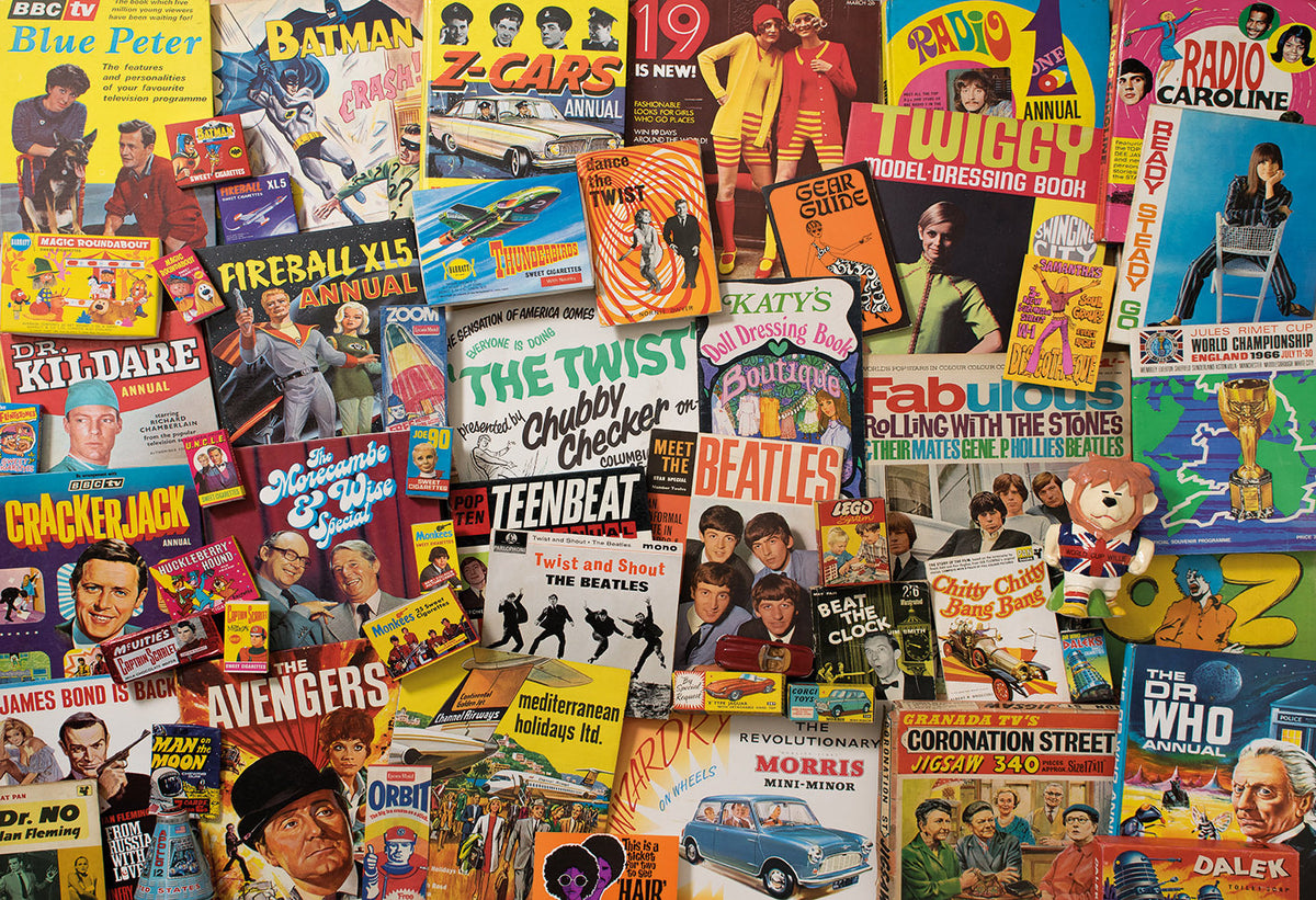 Gibsons - Spirit Of The 60's  1000 Piece Jigsaw Puzzle