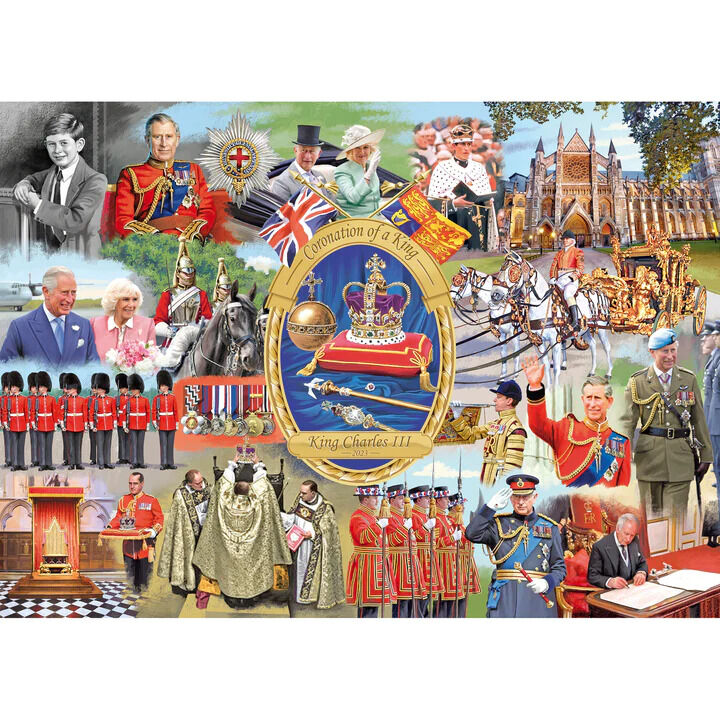 Gibsons- Coronation Of A King 1000 Piece Puzzle