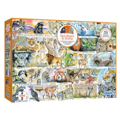 Gibsons - Sun Bears & Sloth 1000 Piece Puzzle