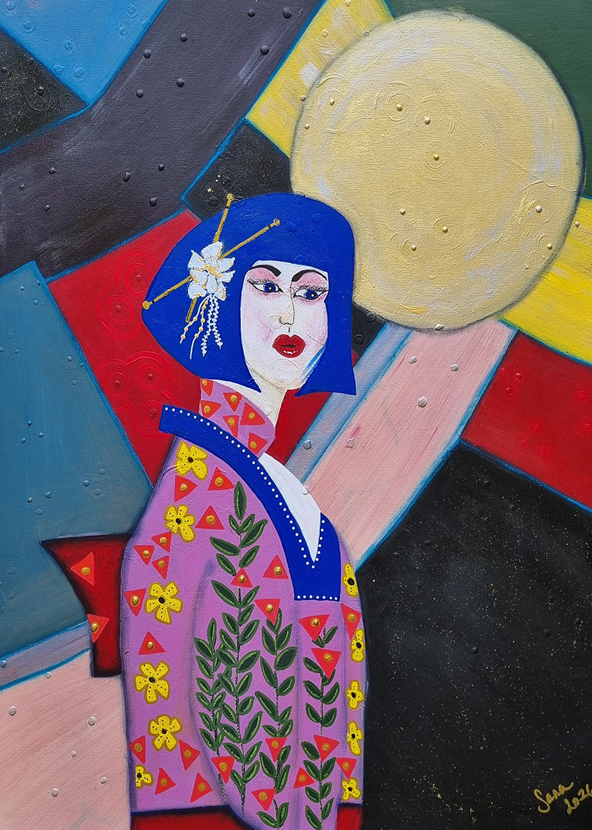 Sana Turnock - Geisha Reimagined 1000 Piece Jigsaw Puzzle