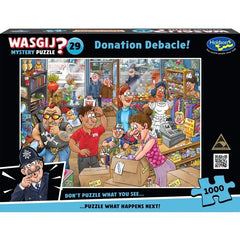 Wasgij - Mystery 29: Donation Debacle 1000 Piece Jigsaw Puzzle