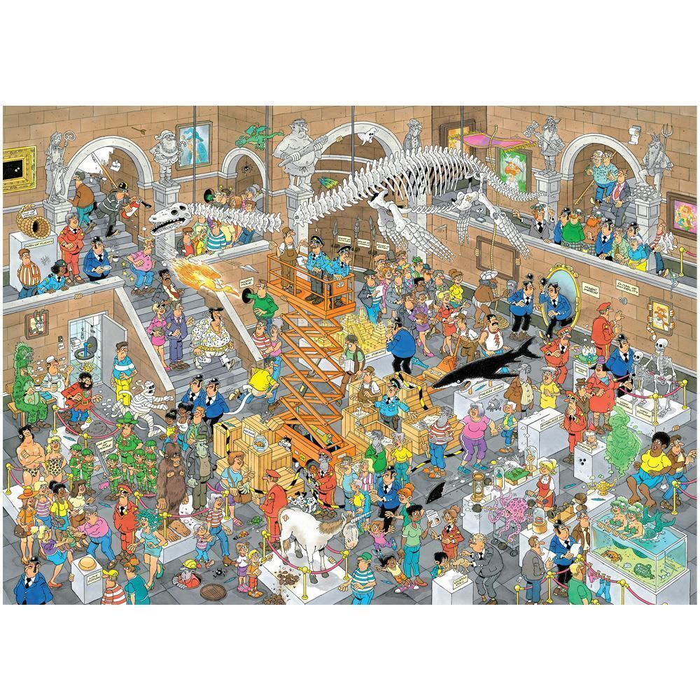 Jumbo - Jan Van Haasteren Gallery of Curiosities 3000 Piece Adult's Jigsaw Puzzle