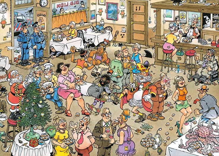 Jumbo - Jan Van Haasteren New Year Celebration! 500 Piece Adult's Jigsaw Puzzle