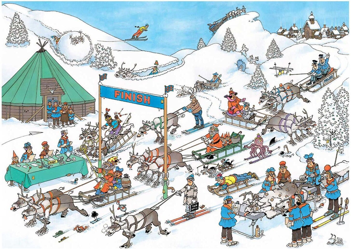 Jumbo - Jan Van Haasteren Reindeer Races Puzzle 500pc