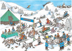 Jumbo - Jan Van Haasteren Reindeer Races Puzzle 500pc