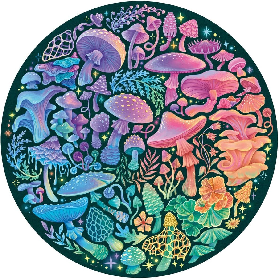 Ravensburger - Circle of Colours - Mushrooms 500 Piece Family Jigsaw Puzzle