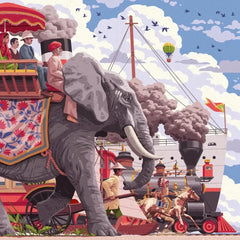 Ravensburger - Art & Soul Around the World in 80 Days 750 Piece Adult's Puzzle