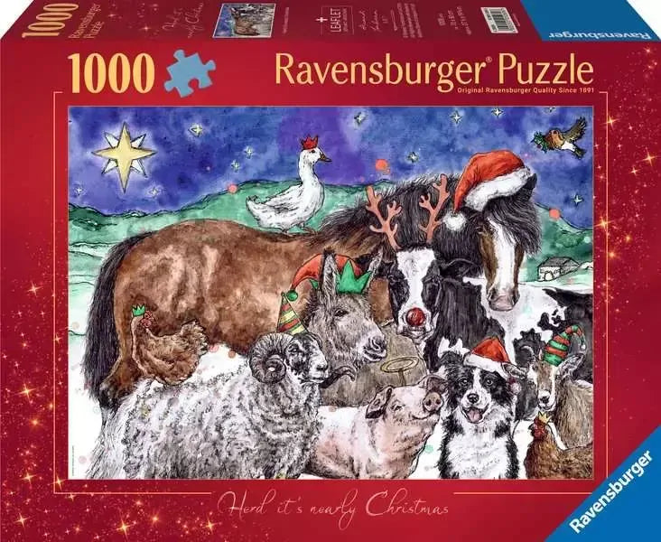 Ravensburger - Christmas Farm 1000 Piece Adult's Jigsaw Puzzle