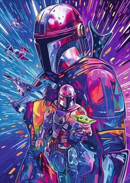 Ravensburger -  Star Wars The Mandalorian 500 Piece Family Jigsaw Puzzle