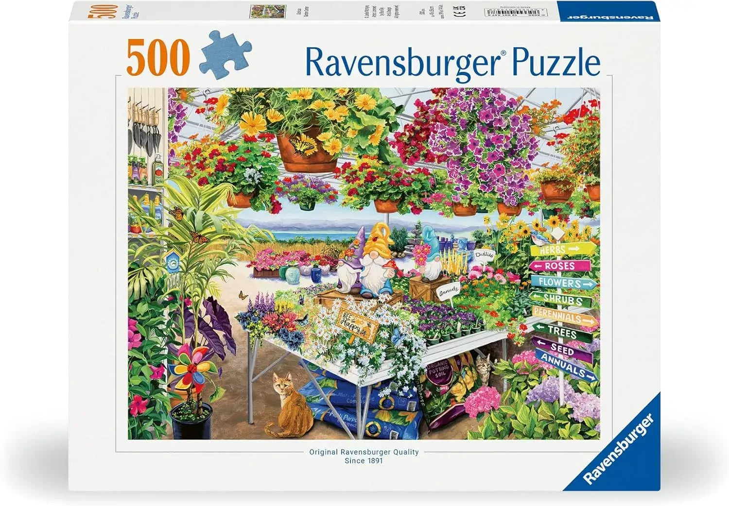 Ravensburger -  Glorious Garden 500 Piece Family Jigsaw Puzzle