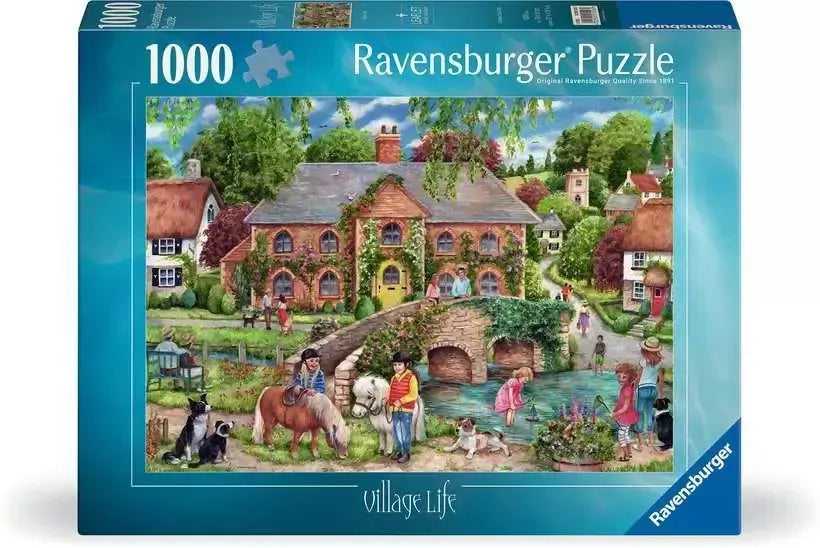 Ravensburger -  Village Life 1000 Piece Adult's Puzzle