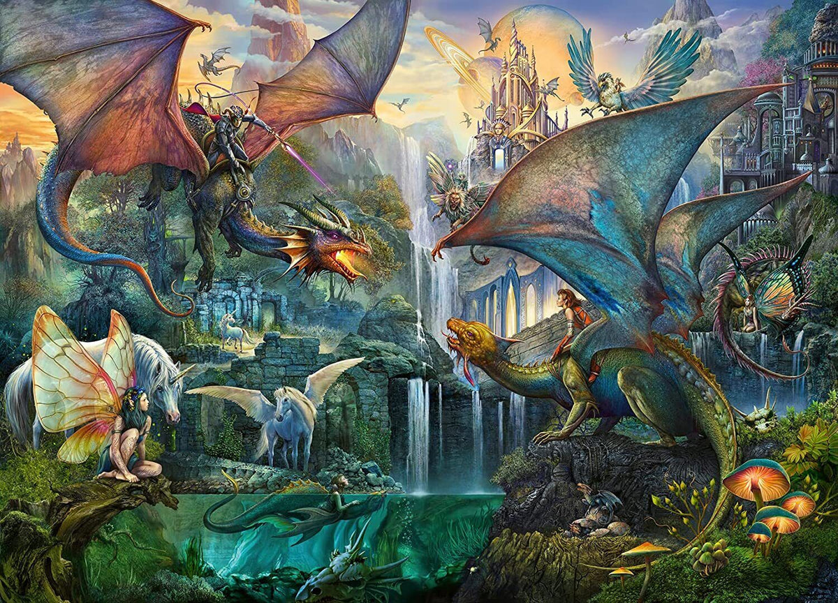 Ravensburger - Magic Forest Dragons 9000 Piece Jigsaw Puzzle