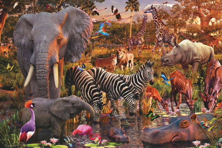 Ravensburger African Animal World Puzzle 3000pc