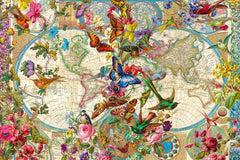 Ravensburger - Flora & Fauna World Map 3000 Piece Adult's Jigsaw Puzzle