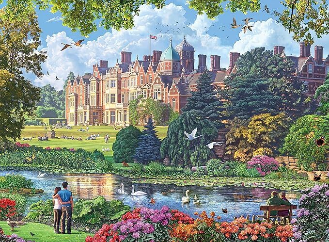 Ravensburger - Happy Days No. 5 Royal Residences 500 Piece Adult's Jigsaw Puzzle 4x500