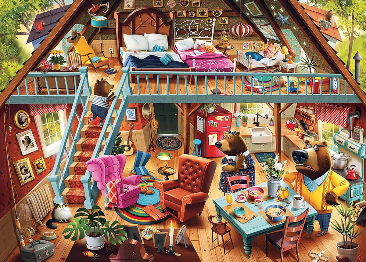 Ravensburger - Goldilocks Gets Caught! Puzzle 1000 Piece Jigsaw Puzzle