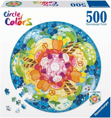 Ravensburger - Circle of Colours - Ice Cream 500 Piece Family Jigsaw Puzzle